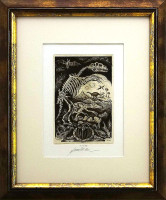 Doba Ještěrů - Milan Bauer - grafika